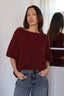 GIGI SWEATER BURGUNDY