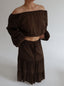 PALOMA SKIRT BROWN