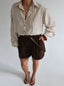 ISLA SHORTS BROWN