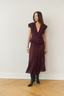 NOÈ SKIRT BURGUNDY