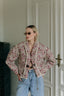 DUNKA FLOWER JACKET BURGUNDY
