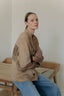 SUEDE FRINGE JACKET CAMEL