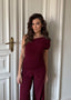 MIA TOP BURGUNDY
