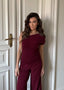 MIA TOP BURGUNDY