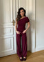 COMFY PANTS BURGUNDY