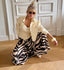 JEANS FRINGE JACKET BEIGE