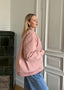 OVERSIZE LONG BOMBER ROSE