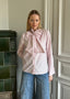 LA COCARDE CLASSIC SHIRT ROSE STRIPES