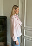 LA COCARDE CLASSIC SHIRT ROSE STRIPES