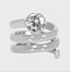 RING BIZOT STRASS ARGENT