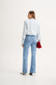 SATIN SHIRT BLUE