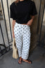 POLKA DOT COTTON PANTS