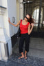 WAVE RED TANK TOP