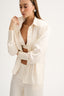 SATIN SHIRT ECRU