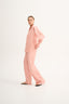 SATIN SHIRT PEACH