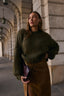 SOFT MOHAIR SWEATER – OLIVE