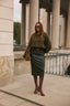 The Olive Faux Leather Skirt