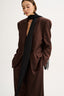 VISCOSE SCARF BLACK