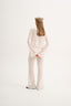 LACE RUFFLE BLOUSE