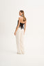 SATIN PANTS ECRU