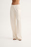 SATIN PANTS ECRU