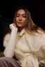 The Ivory Wrap Cardigan Sweater