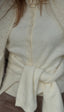 The Ivory Wrap Cardigan Sweater