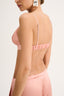 SATIN MINI TOP PEACH