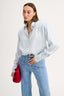 SATIN SHIRT BLUE