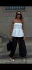 Balloon Black Pants