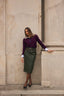 The Olive Faux Leather Skirt