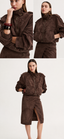 OVERSIZED SUEDE BOMBER JACKET