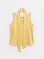 SATIN TOP YELLOW