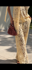 LACE BUTTER PANTS