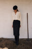 The Ivory Cashmere & Wool Polo Sweater