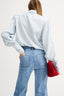 SATIN SHIRT BLUE