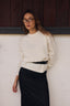 The Ivory Cashmere & Wool Sweater Beige