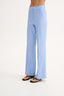 BLUE STRAIGHT-LEG TROUSERS