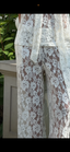 LACE WHITE PANTS