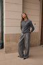 Grey Wide-Leg Trousers