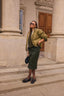 OLIVE FLEECE-LINED JACKET