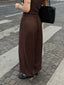 CHOCOLATE BROWN BALLOON PANTS