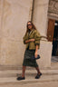OLIVE FLEECE-LINED JACKET