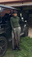 The Arden Cardigan Sweater Olive