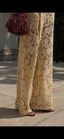 LACE BUTTER PANTS