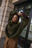 SOFT MOHAIR SWEATER – OLIVE
