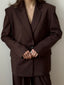 Oversized Chocolate Jacket