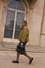 OLIVE FLEECE-LINED JACKET