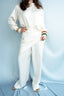 SATIN PANTS ECRU