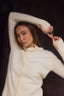 The Ivory Wrap Cardigan Sweater